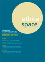 Ethical Space Vol.14 Issue 1