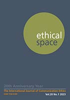 Ethical Space Vol. 20 Issue 1