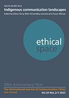 Ethical Space Vol. 20 Issue 2/3