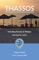 book: A to Z Guide to Thassos 2024, including Kavala and Philippi